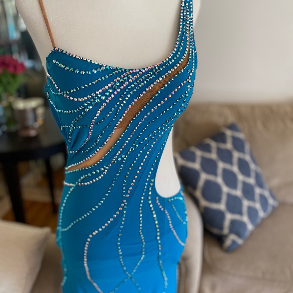 Swarovski adorned salsa Dance costume